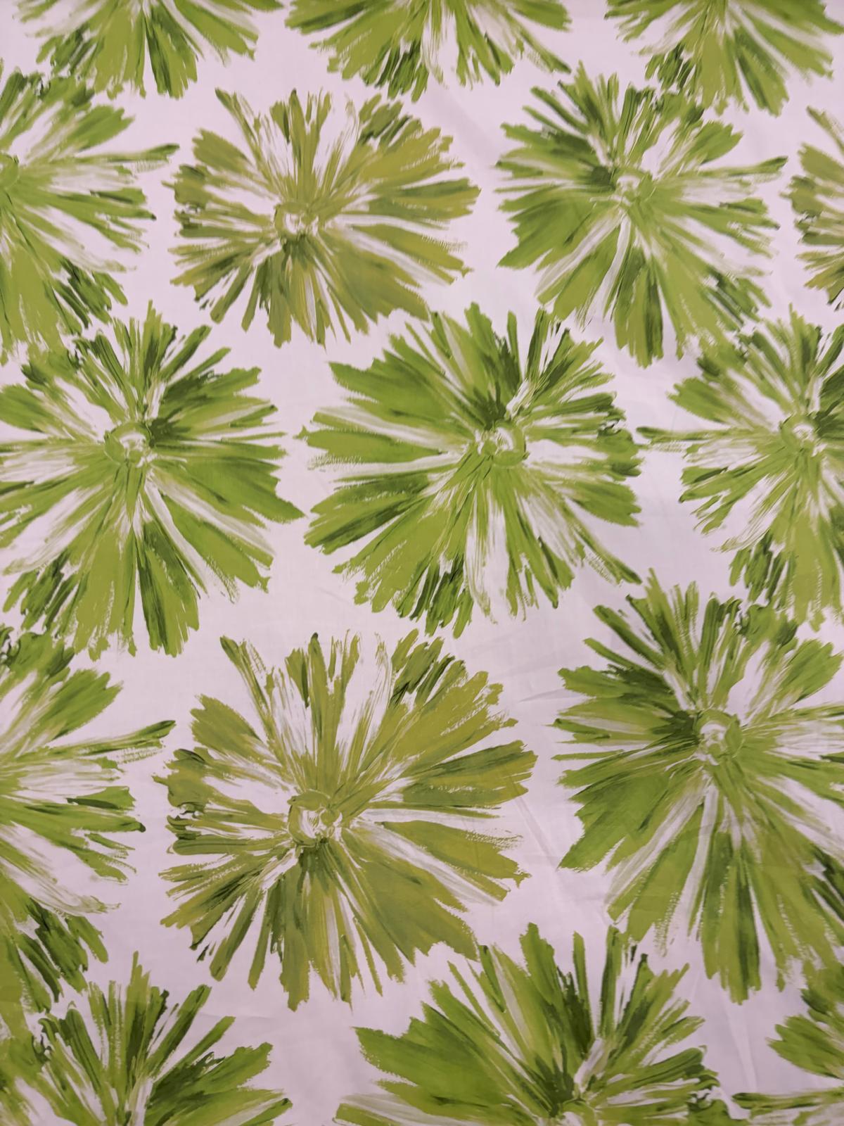 DRACO 018 botanical printed cotton poplin