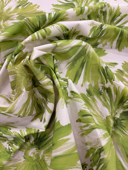 DRACO 018 botanical printed cotton poplin