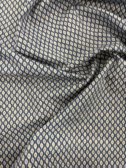 DRACO 019 geo printed cotton colorwoven shirting fabric