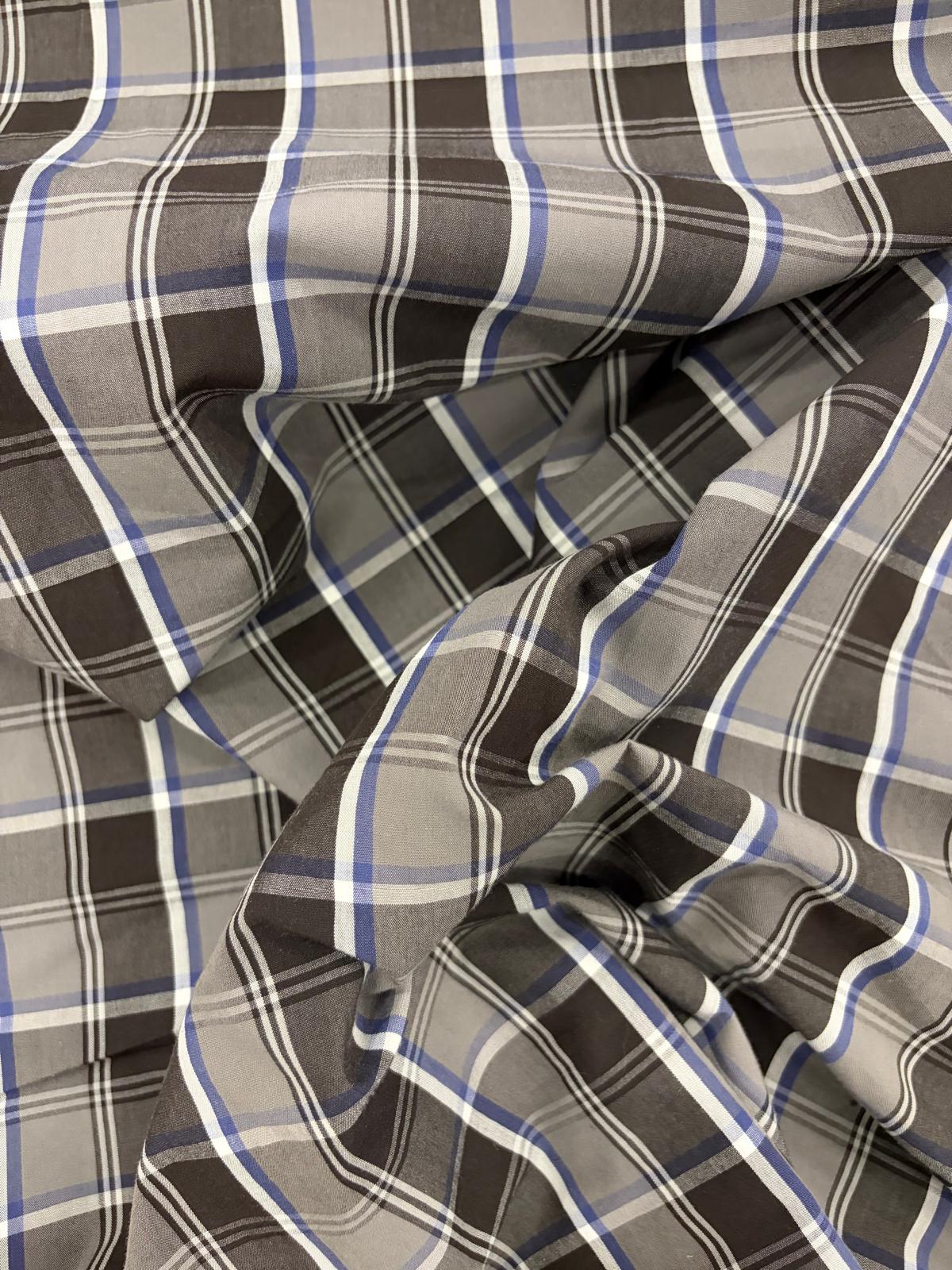 DRACO 023 colorwoven checkered shirting fabric