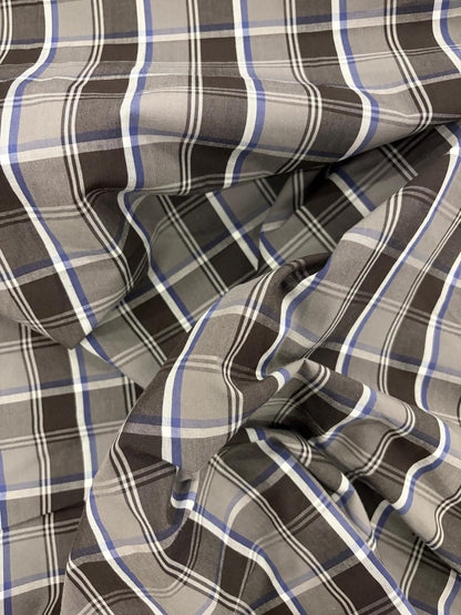 DRACO 023 colorwoven checkered shirting fabric
