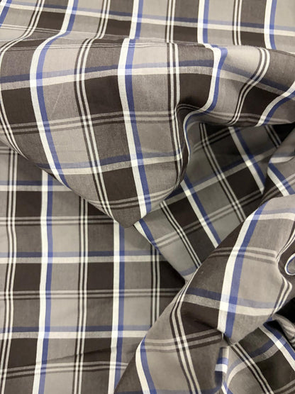 DRACO 023 colorwoven checkered shirting fabric