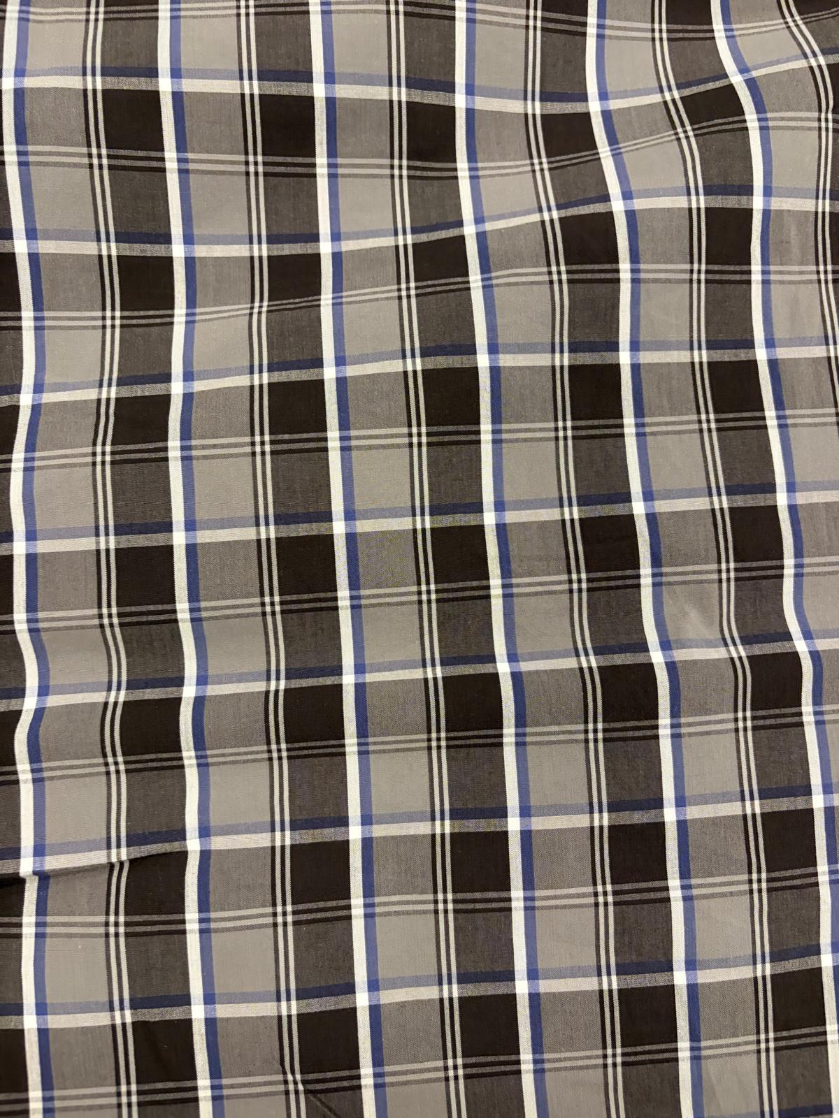 DRACO 023 colorwoven checkered shirting fabric