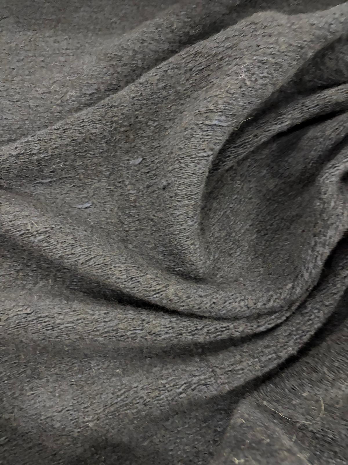 DRACO 028 black boiled wool vintage look