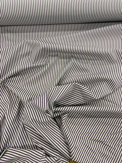DRACO 031 fine striped cotton shirting fabric