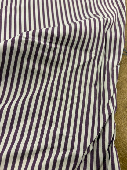 DRACO 031 fine striped cotton shirting fabric