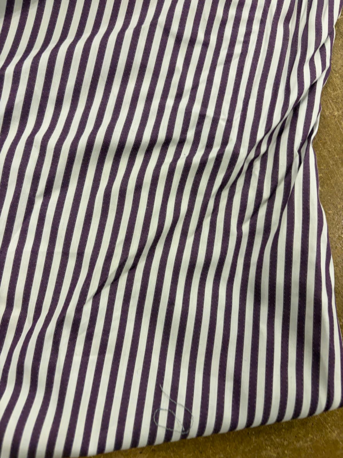 DRACO 031 fine striped cotton shirting fabric