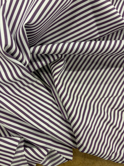DRACO 031 fine striped cotton shirting fabric