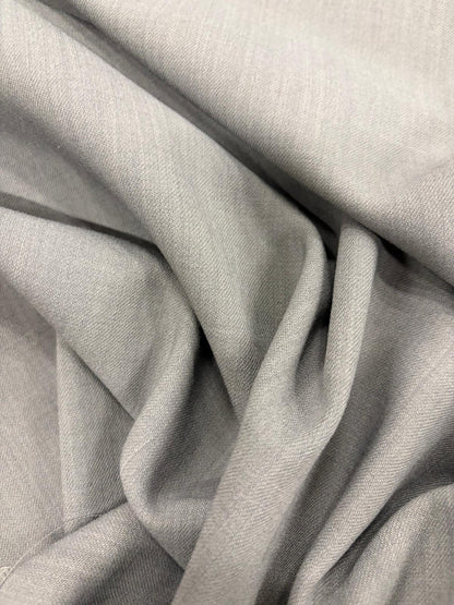 DRACO 008 wool blended grey bi-stretch suiting fabric