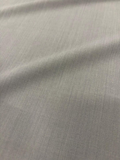 DRACO 008 wool blended grey bi-stretch suiting fabric