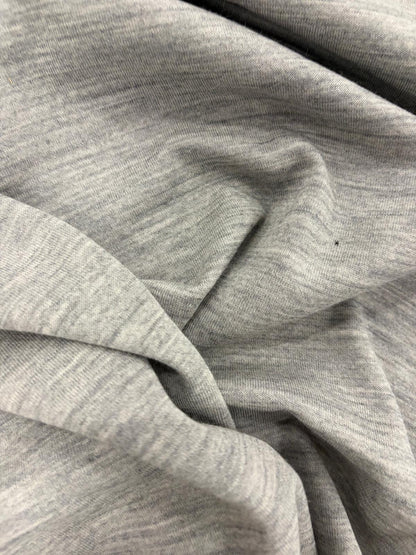 DRACO 040 premium double knitted jersey grey melange