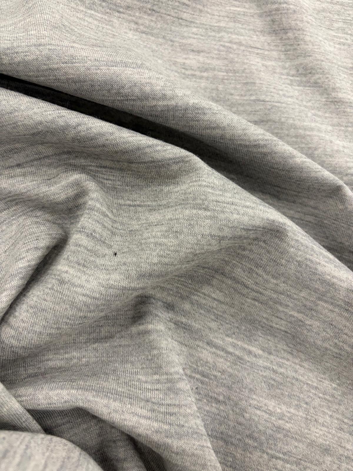 DRACO 040 premium double knitted jersey grey melange