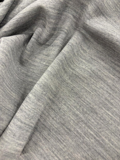 DRACO 040 premium double knitted jersey grey melange