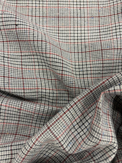 DRACO 012 multi color houndstooth lightweight cotton blended