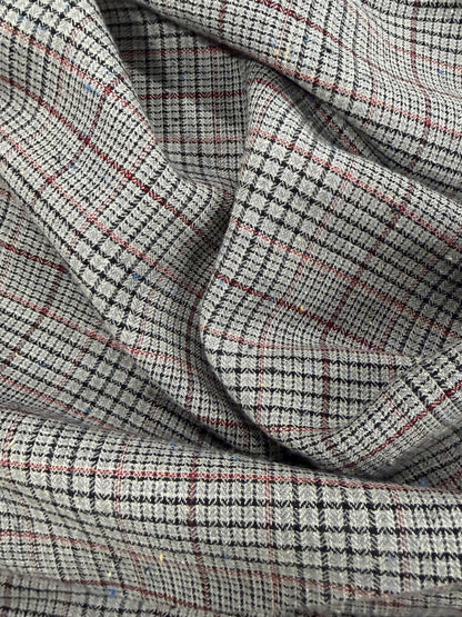 DRACO 012 multi color houndstooth lightweight cotton blended