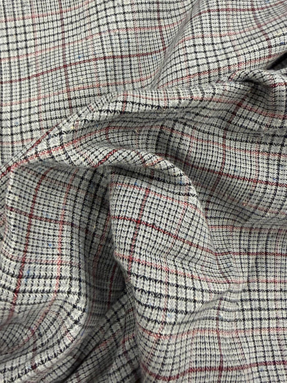 DRACO 012 multi color houndstooth lightweight cotton blended