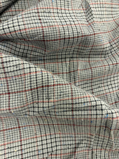 DRACO 012 multi color houndstooth lightweight cotton blended