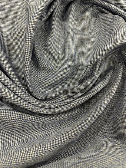 DRACO 020 blue cotton oxford shirting fabric