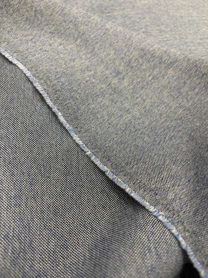 DRACO 020 blue cotton oxford shirting fabric