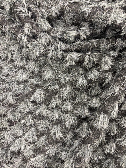 DRACO 043 heavy boiled wool with applicated grey&black