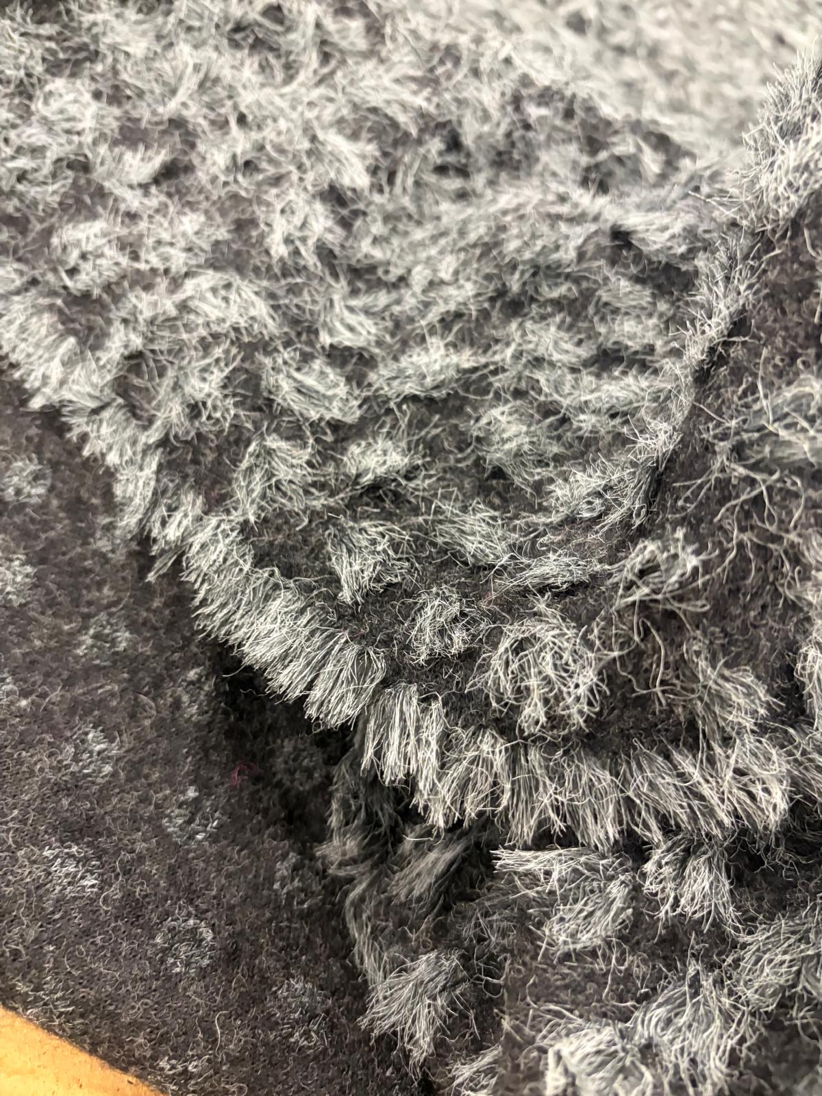 DRACO 043 heavy boiled wool with applicated grey&black