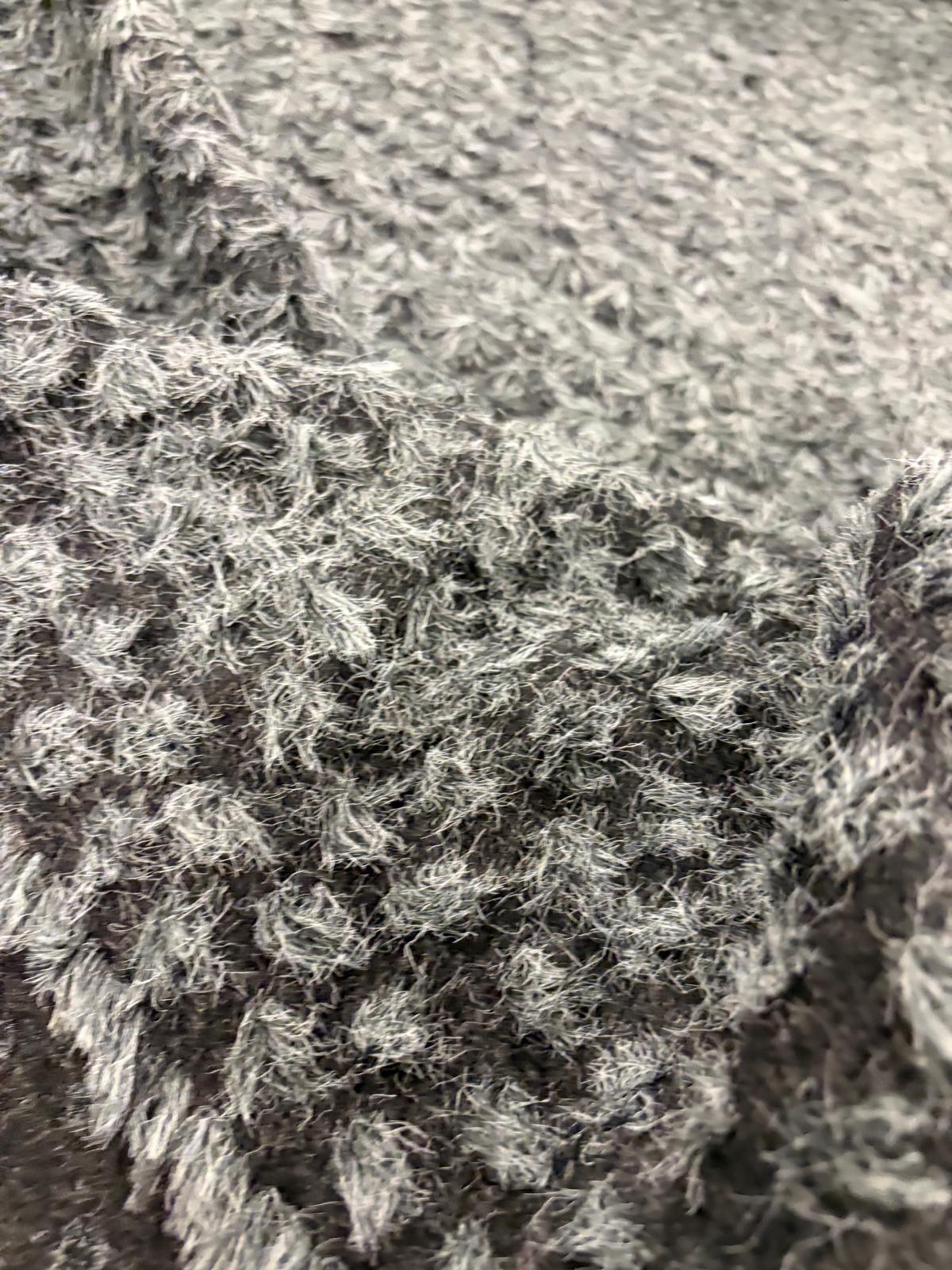 DRACO 043 heavy boiled wool with applicated grey&black