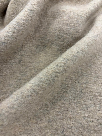 DRACO 046 double face beige&grey tonal boiled wool