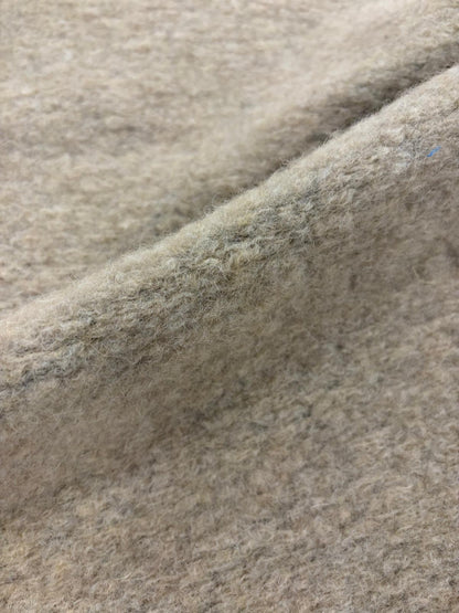 DRACO 046 double face beige&grey tonal boiled wool