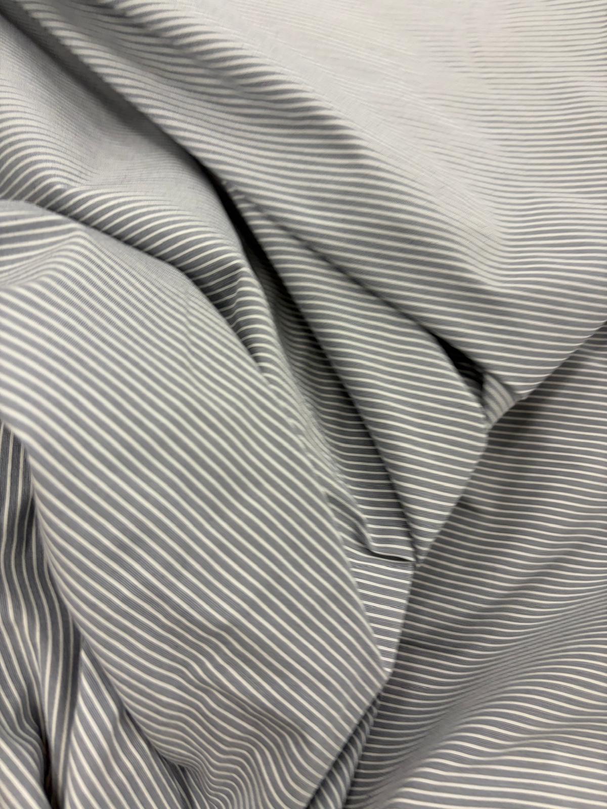 DRACO 047 horizontal pinstripe colorwoven cotton