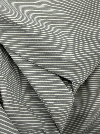 DRACO 047 horizontal pinstripe colorwoven cotton