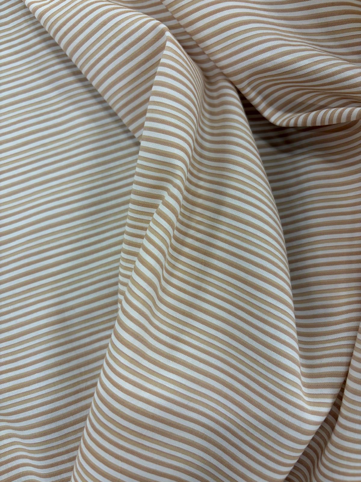 DRACO 048 mustard stripe colorwoven cotton