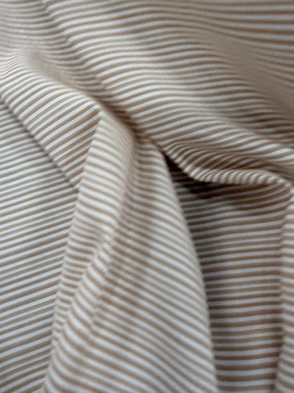 DRACO 048 mustard stripe colorwoven cotton