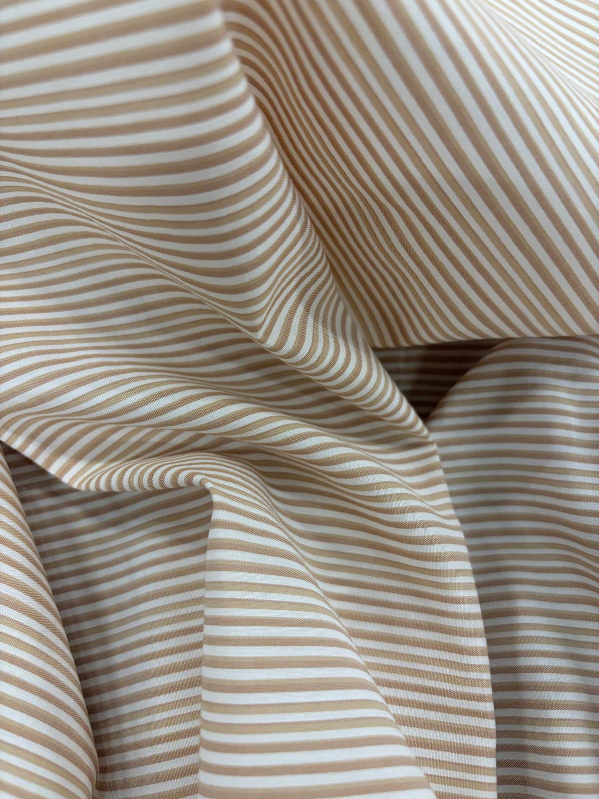 DRACO 048 mustard stripe colorwoven cotton