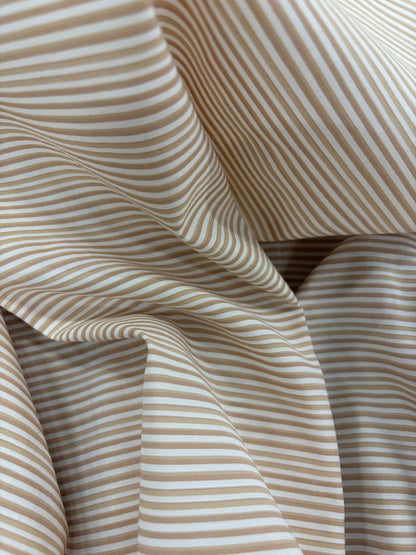 DRACO 048 mustard stripe colorwoven cotton