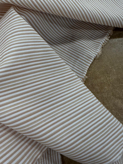 DRACO 048 mustard stripe colorwoven cotton
