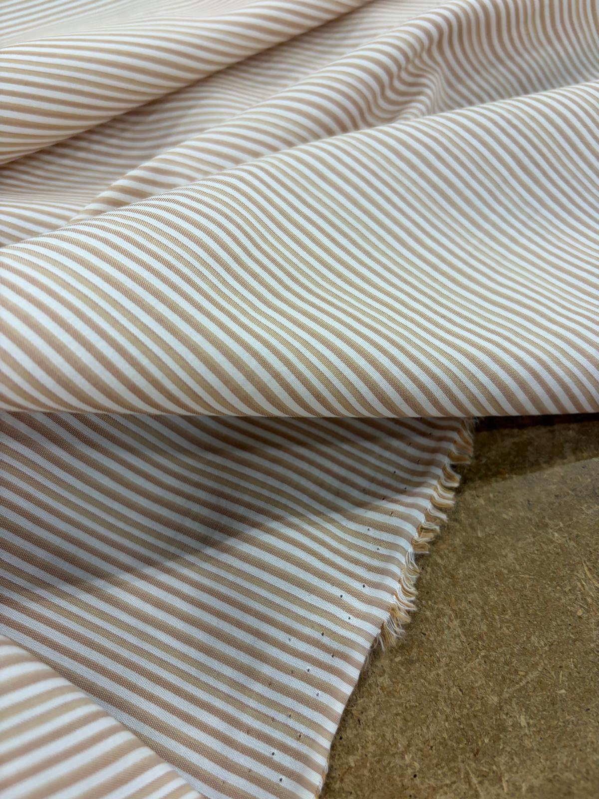 DRACO 048 mustard stripe colorwoven cotton