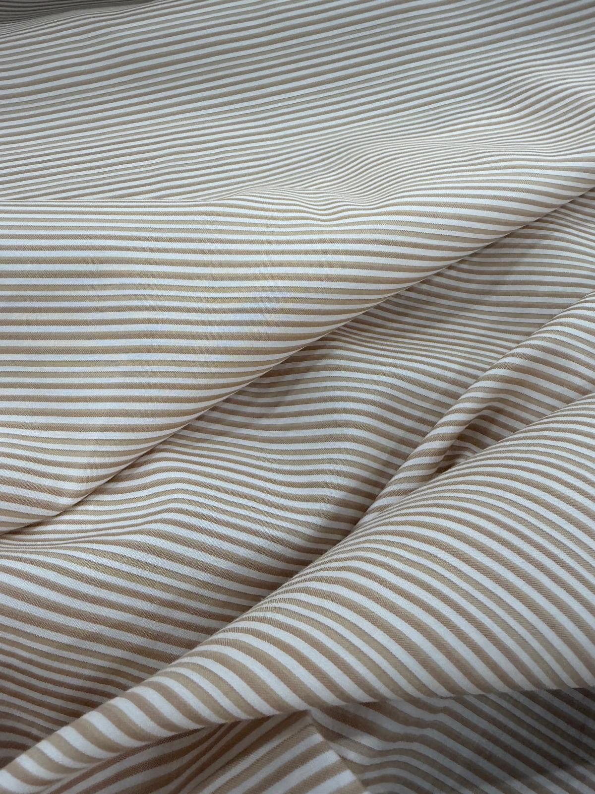 DRACO 048 mustard stripe colorwoven cotton
