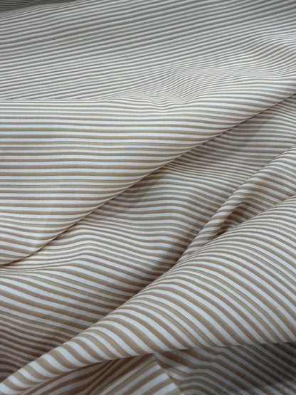 DRACO 048 mustard stripe colorwoven cotton