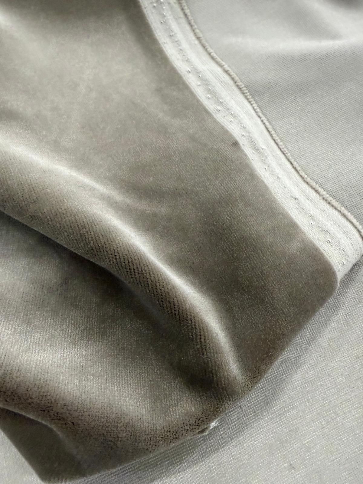 DRACO 051 taupe color cotton velvet
