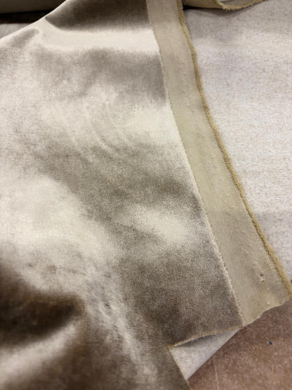 DRACO 049 olive green cotton velvet