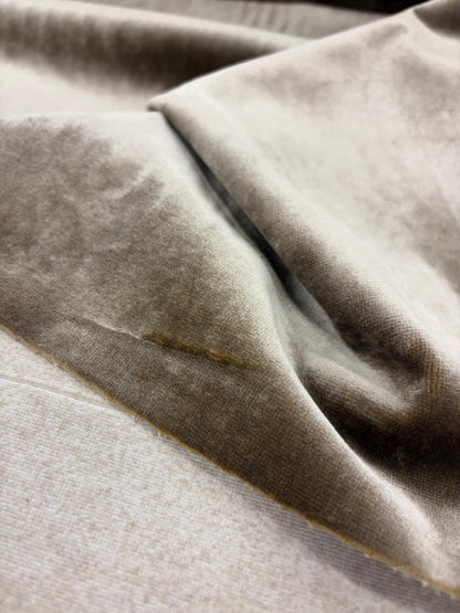 DRACO 051 taupe color cotton velvet