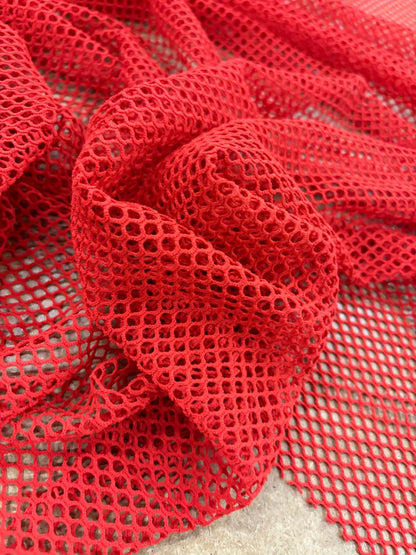 DRACO 053 open-knit polyamide net red