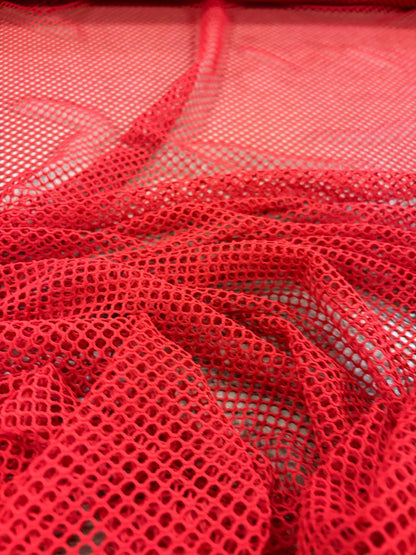 DRACO 053 open-knit polyamide net red