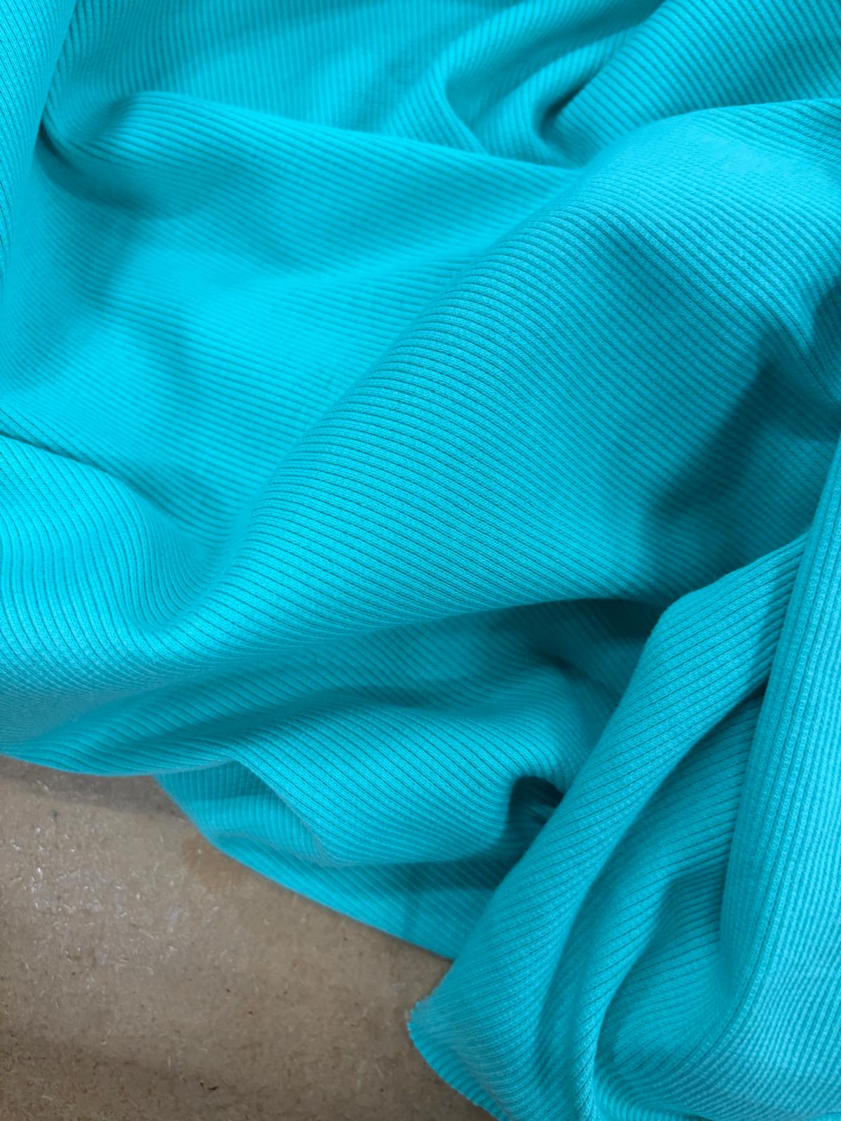 DRACO 061 2x2 rib cotton mixed mint