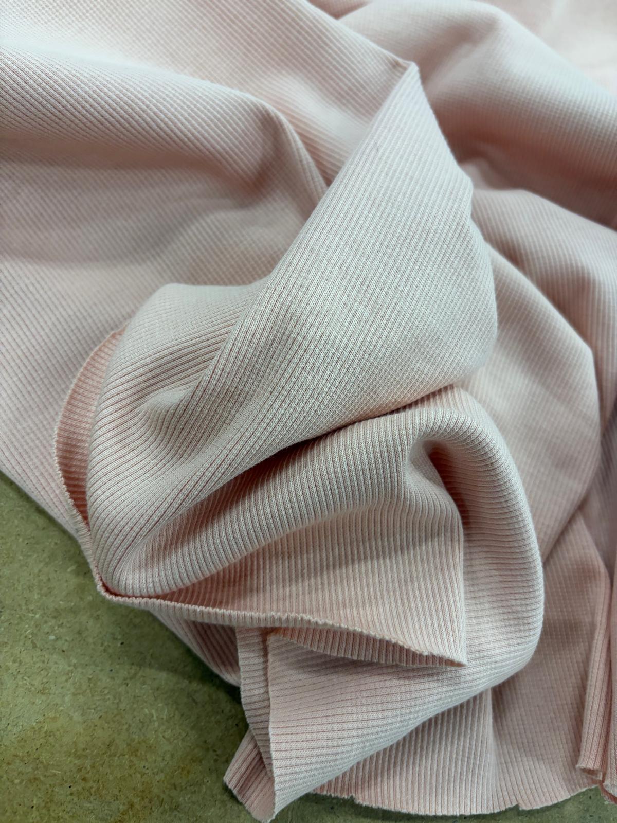 DRACO 060 2x2 rib cotton mixed saumon