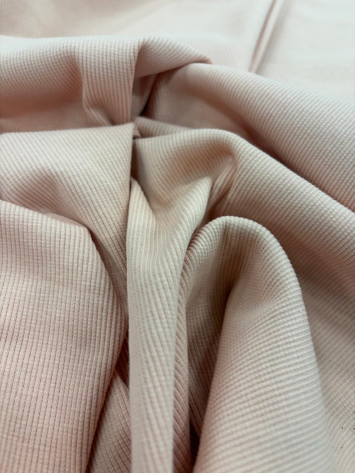 DRACO 060 2x2 rib cotton mixed saumon