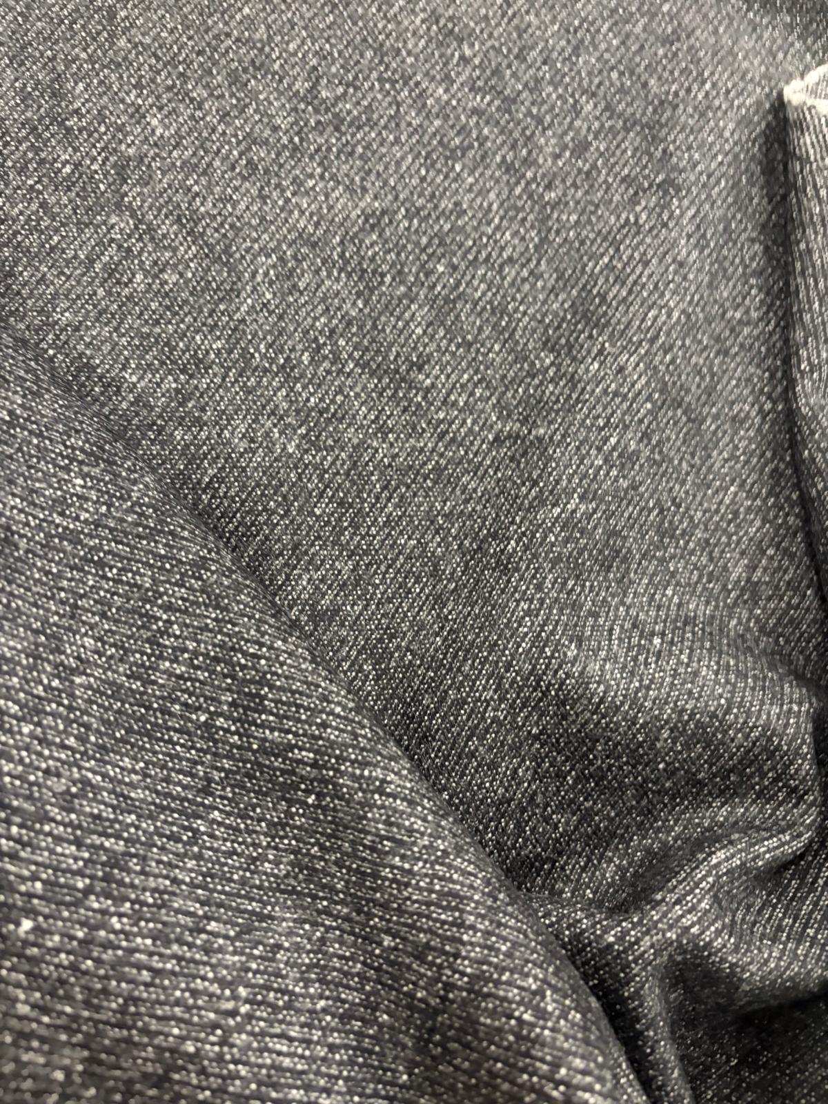 DRACO 062 black salt and pepper cotton twill