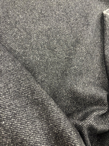 DRACO 062 black salt and pepper cotton twill