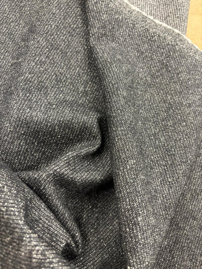 DRACO 062 black salt and pepper cotton twill