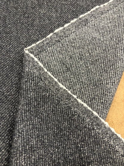DRACO 062 black salt and pepper cotton twill